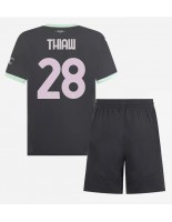 AC Milan Malick Thiaw #28 Tredjedraktsett Barn 2024-25 Korte ermer (+ bukser)